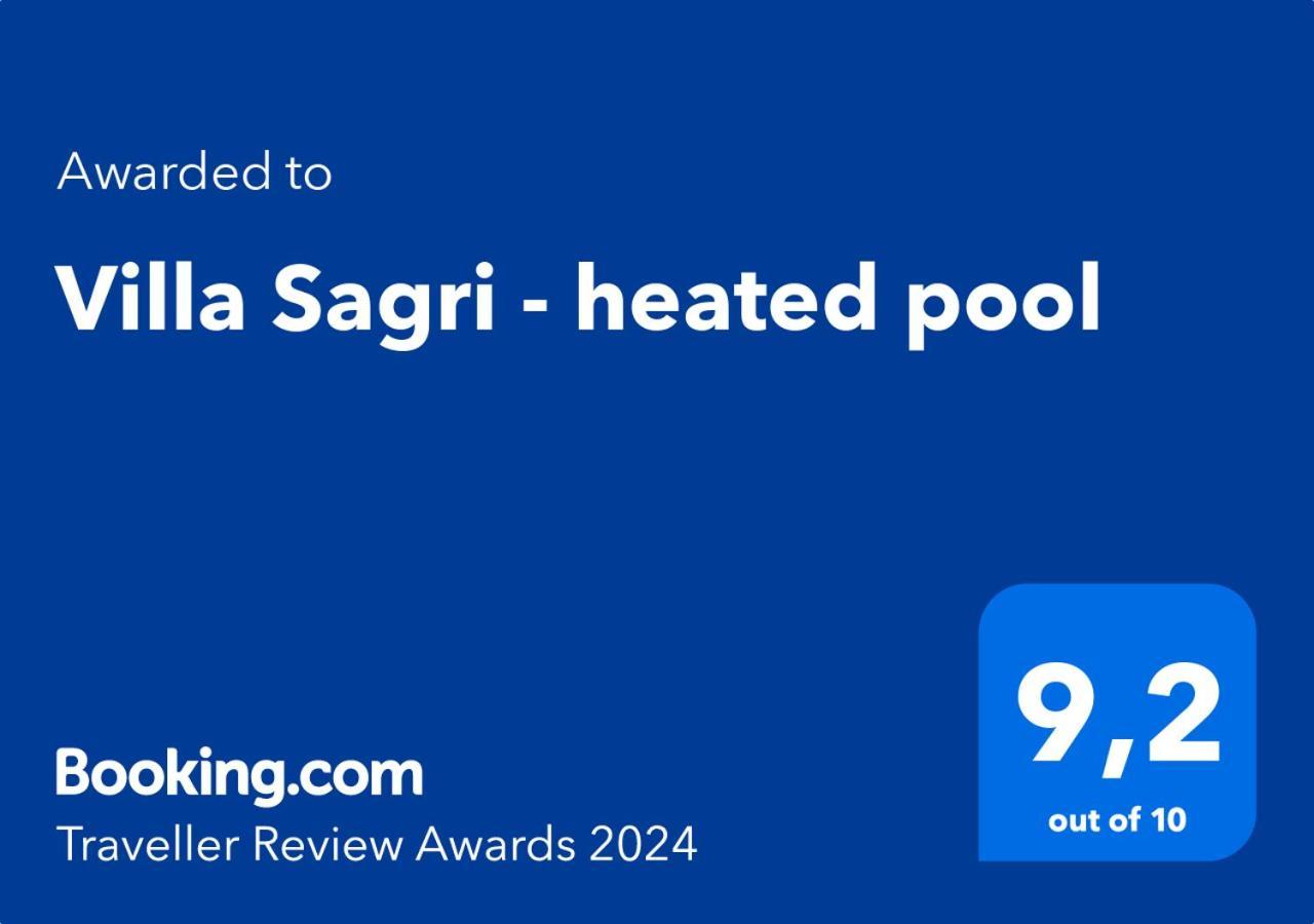 Villa Sagri - Heated Pool Zagrici Bagian luar foto